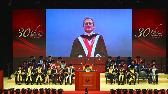 Preview image: Ben awarded with honorary doctorate by The Hong Kong Polytechnic University